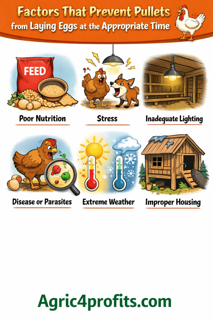 Factors that Prevent Pullets from Laying Eggs at the Appropriate Time