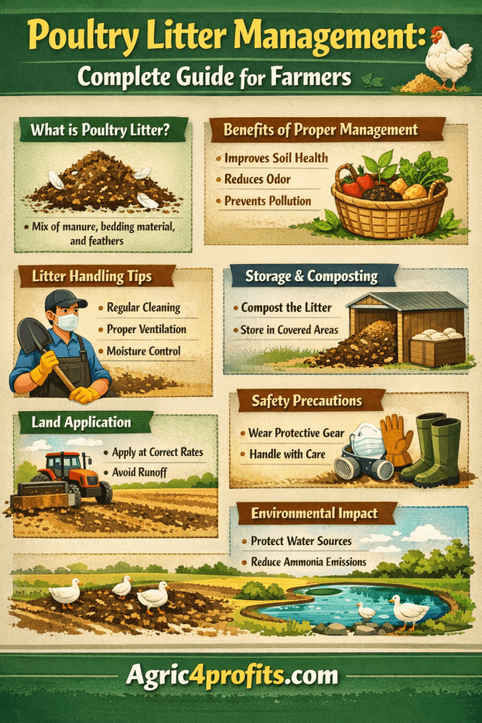 La Litière de volaille de Gestion: Guide Complet pour les Agriculteurs