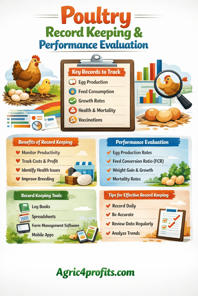 La volaille de tenue de documents et d'Évaluation de la Performance