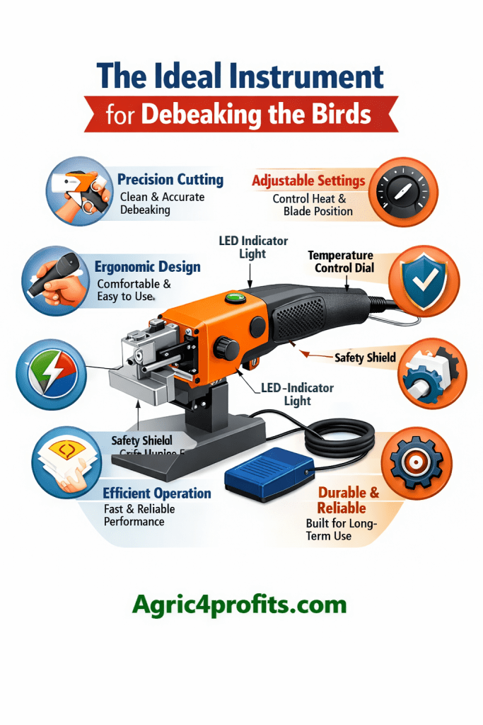 Ideal Instrument for Debeaking the Birds