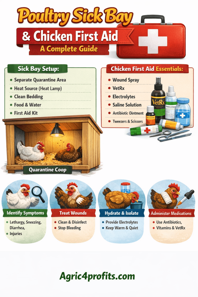 La volaille Malade de la Baie de Poulet et de Premiers soins: Un Guide Complet