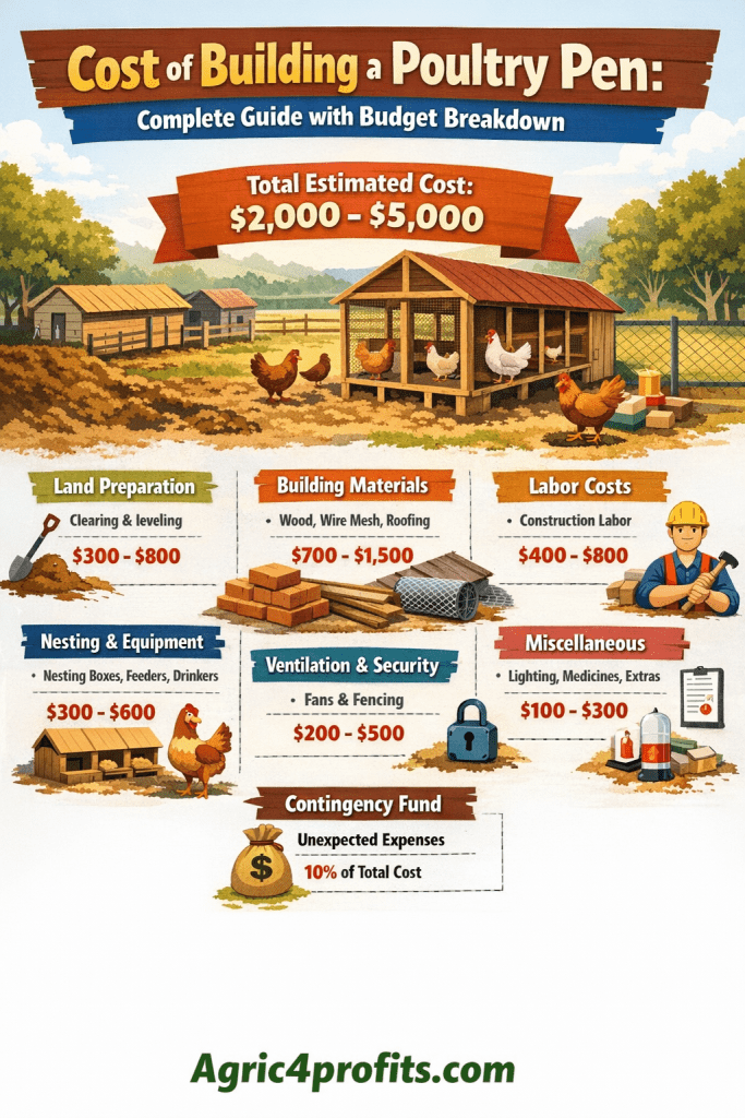 Coût de Construction d'un poulailler: Guide Complet avec la Répartition du Budget de
