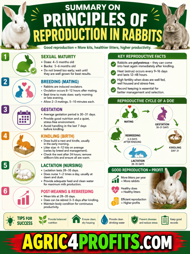Les principes de la Reproduction chez le Lapin