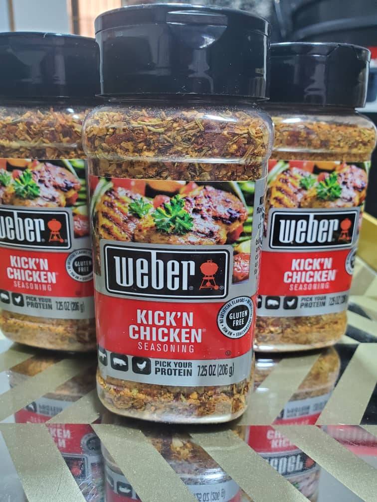 3 Pack | Weber Kick 'n Chicken Seasoning (7.25 oz.)