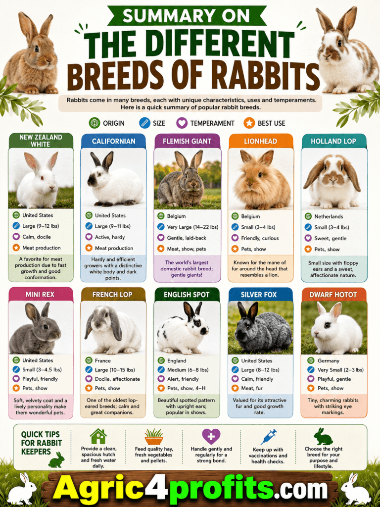 Les différentes Races de Lapins