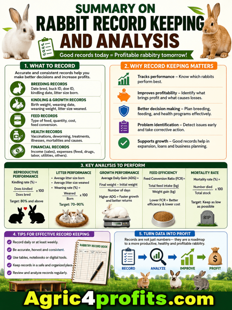 Rabbit Record Keeping and Analysis