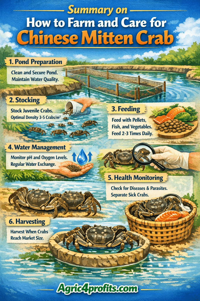 How to Farm and Care for Chinese Mitten Crab (Eriocheir sinensis)