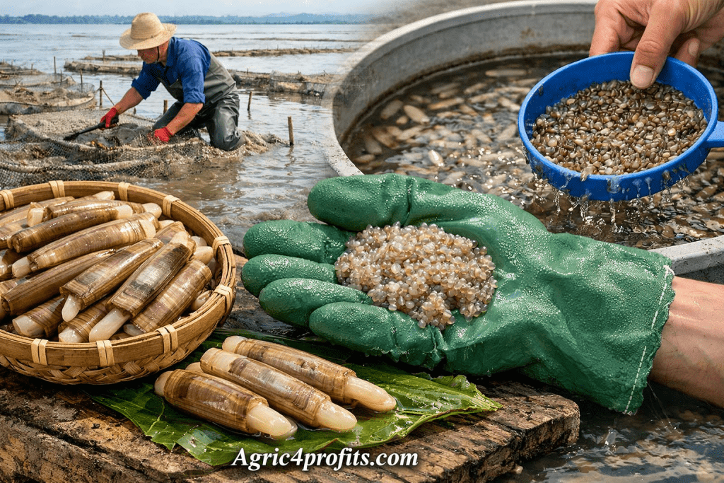 How to Farm and Care for Chinese Razor Clam (Sinonovacula constricta)