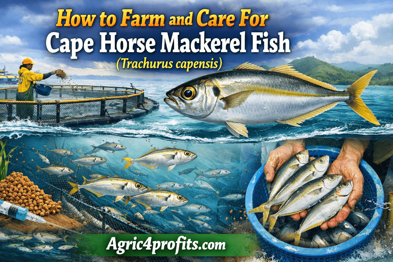 How to Farm and Care For Cape Horse Mackerel Fish (Trachurus capensis ...