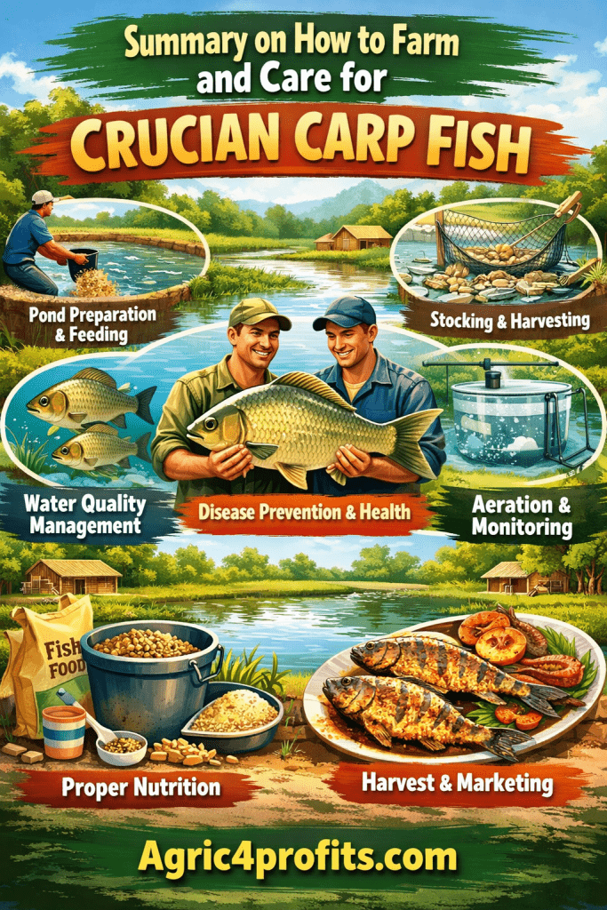 La façon de cultiver et de Soins pour les Poissons Carassin (Carassius Carassius)