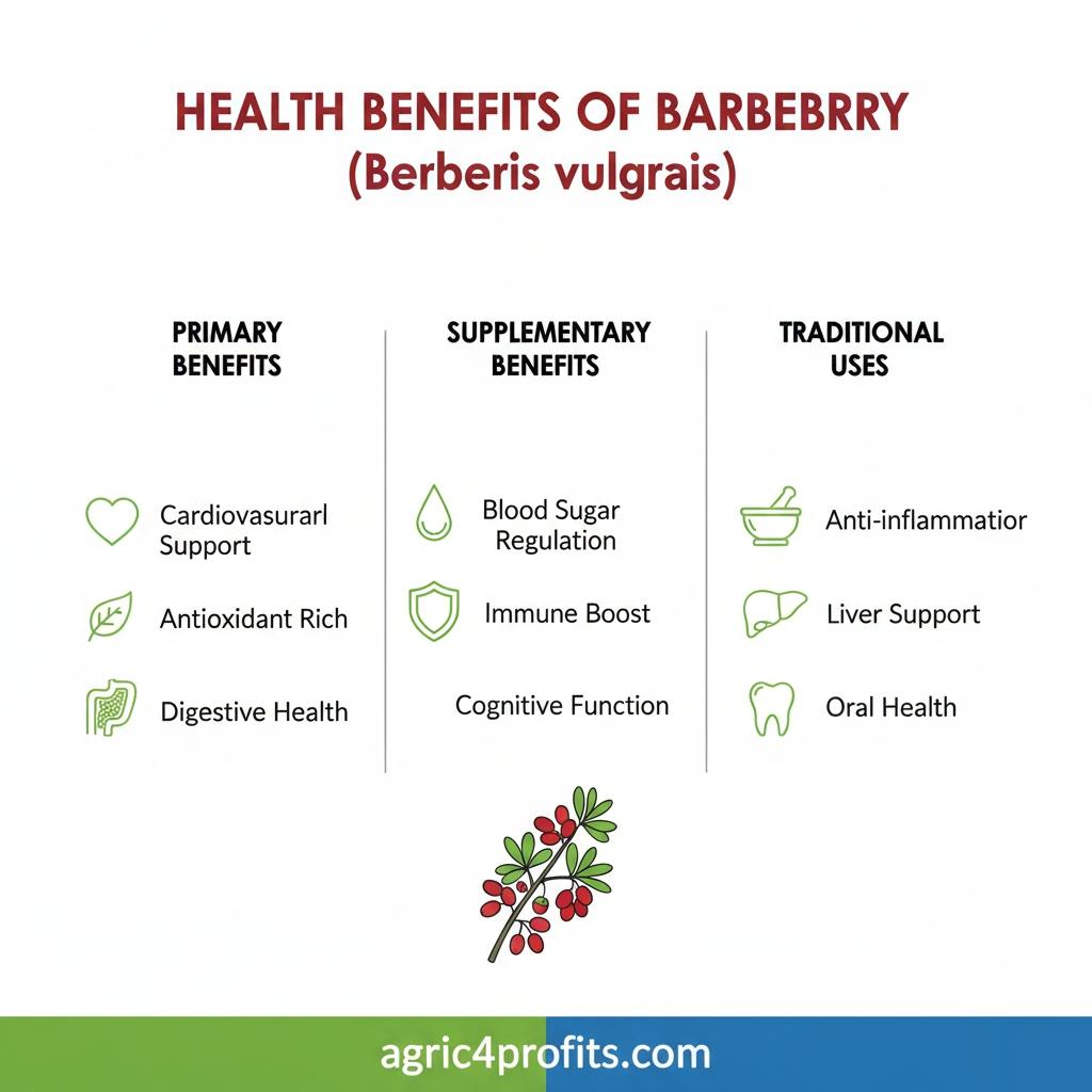 Health Benefits of Barberry (Berberis vulgaris)