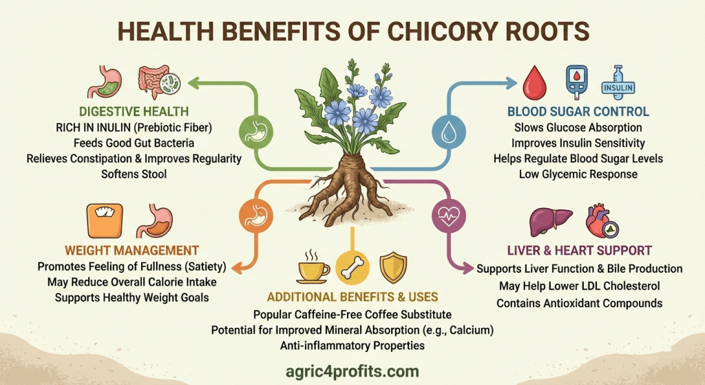 Health Benefits of Chicory Roots