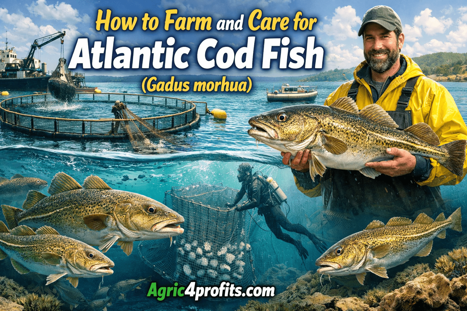 How to Farm and Care for Atlantic Cod Fish (Gadus morhua) - Agric4Profits