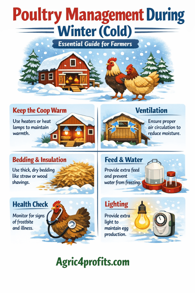 Gestion de volaille Pendant l'Hiver (Froid): Guide Essentiel pour les Agriculteurs