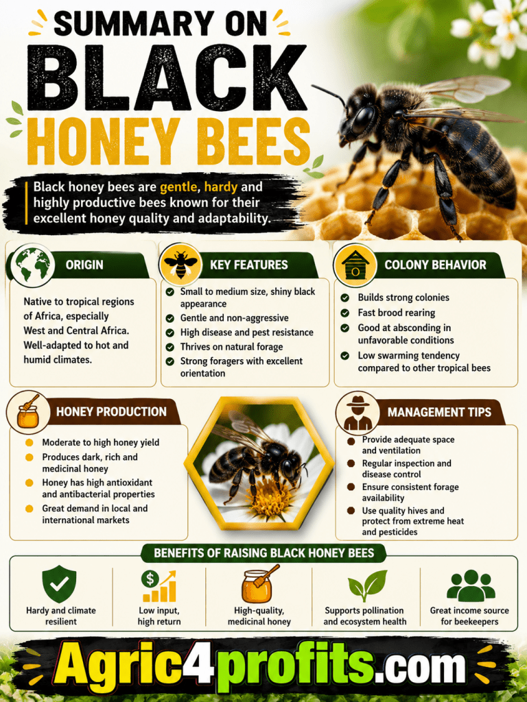 Noire Miel Des Abeilles: Un Oeil De Plus Près