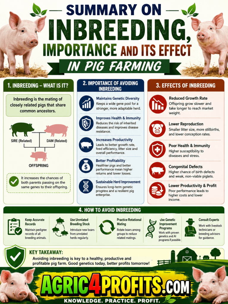 Inbreeding, Importance and It's Effect in Pig Farming