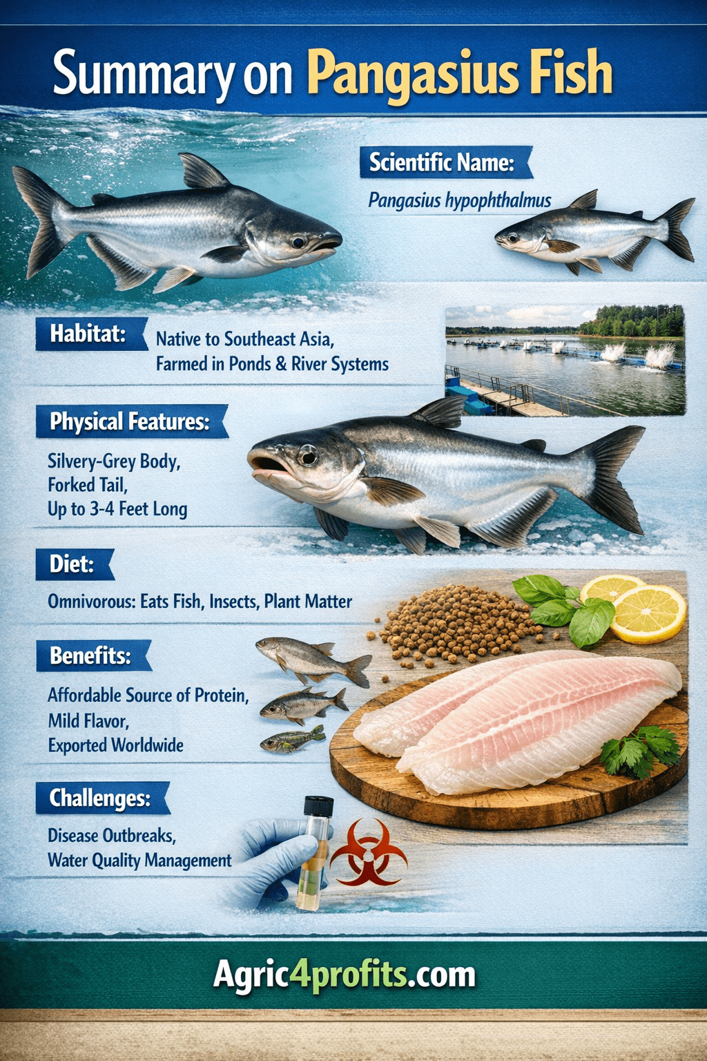 Panash Fish Appearance, Features and Farming Guide of Pangasius Fish - Agric4Profits