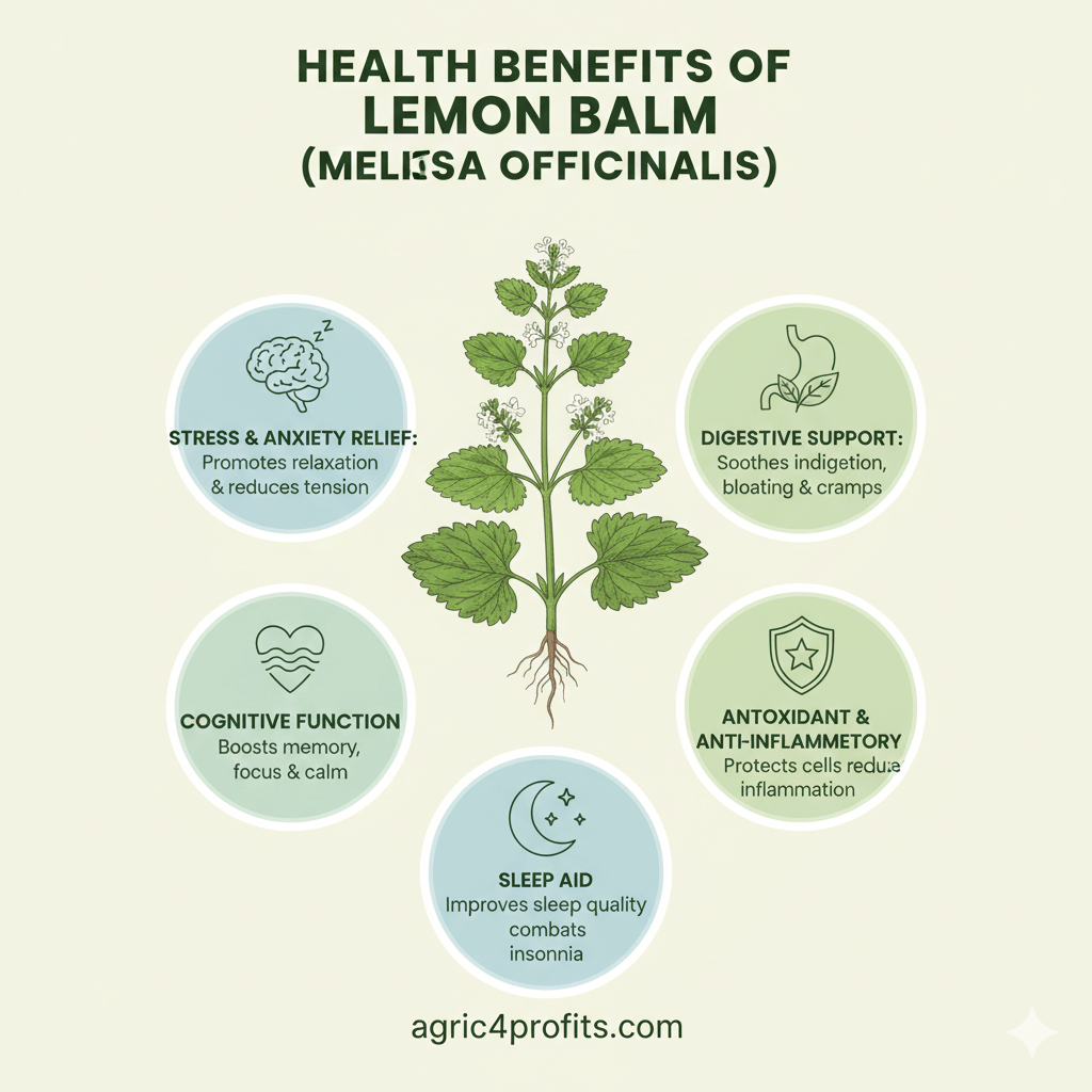 Avantages pour la santé de la Mélisse 