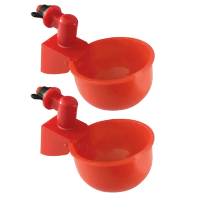 2 Pcs Chicken Drinker Water Feeder Poultry Feeding Tools Bird Feeders ...