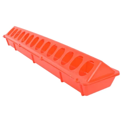 Plastic Flip Top Poultry Feeder Birds feed Long Trough Water Bowl Farming Tool Box for Peacock Pheasants Cockatiels Chick Pigeon - 이미지 6