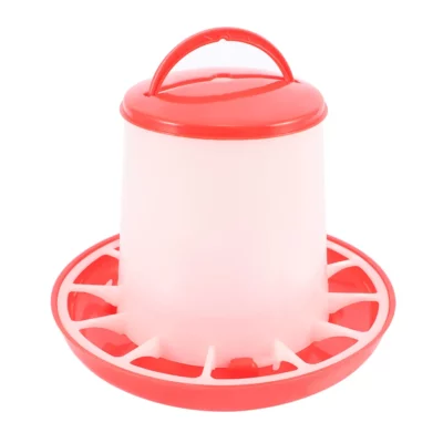 Poultry Feeders Plastic 1.5Kg Reusable Chick Hen Quail Pigeon Feeding Watering Tool Farm Animal Supplies
