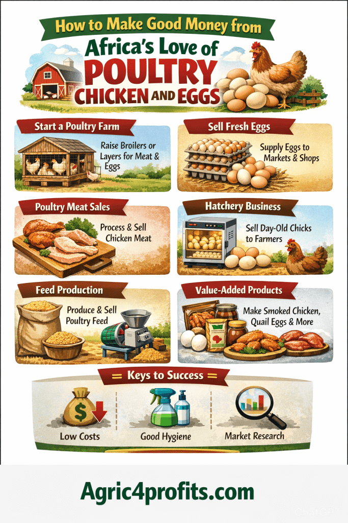 How to Make Good Money from Africa’s love of Poultry Chicken and Eggs