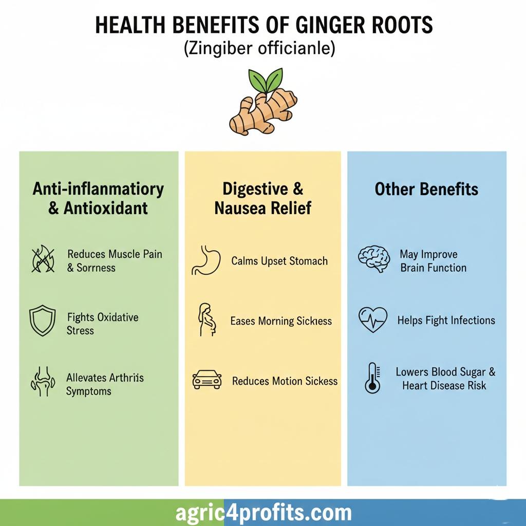 Avantages pour la santé de la racine de Gingembre 