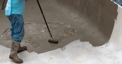 How to Prevent Water from Falling Walls of Concrete Pond
