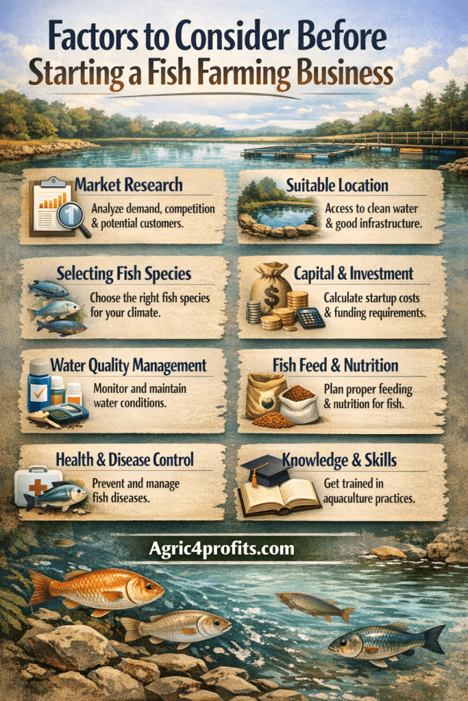 Factors to Consider Before Starting a Fish Farming Business