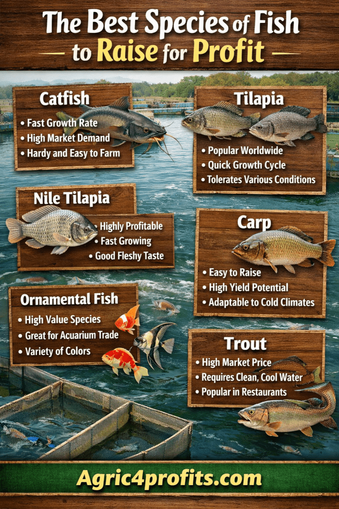 Fish Feed Consumption Chart and The Best Species of Fish to Raise
