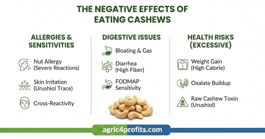 Effets négatifs de Manger des noix de Cajou