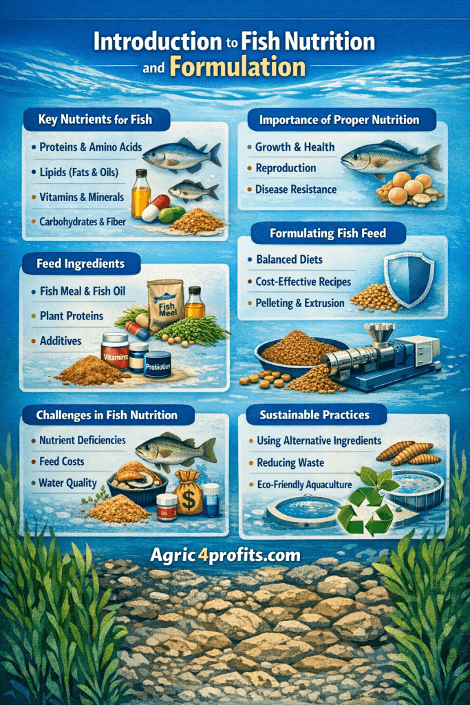 Introduction to Fish Nutrition and Formulation - Agric4Profits