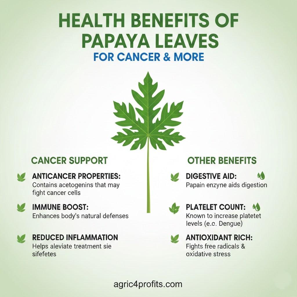Health Benefits of Paw-Paw (Papaya) Leaves for Cancer and Others