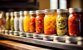 Canning: Preserving food in airtight containers for extended shelf life