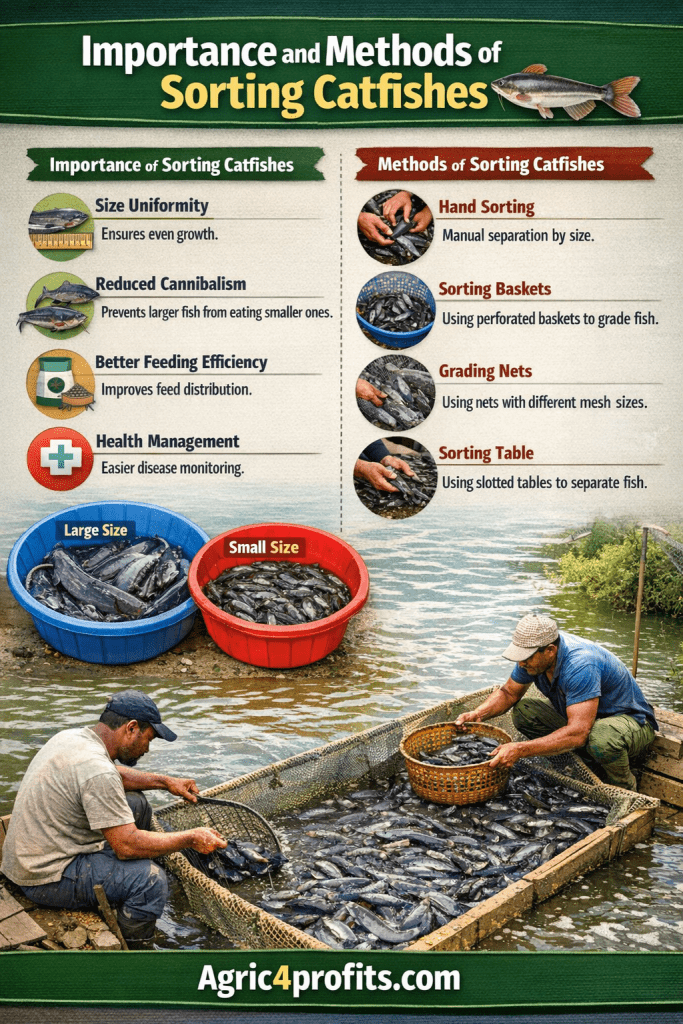 Sorted Fish Importance and Methods of Sorting Catfishes - Agric4Profits