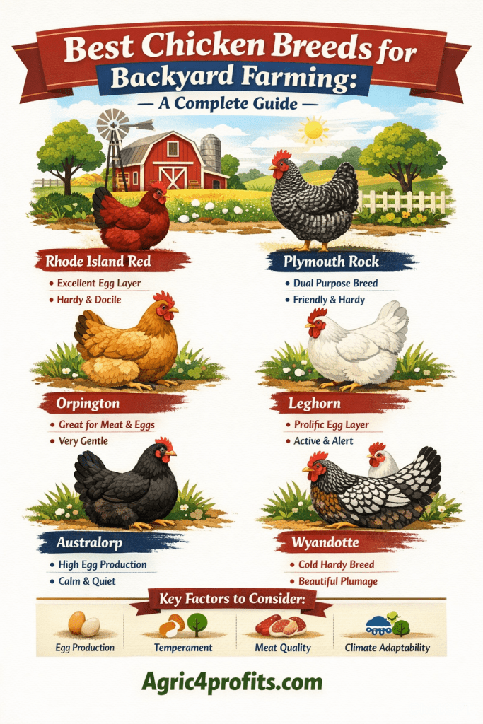 Les meilleures Races de Poulet arrière-Cour pour l'Agriculture: Un Guide Complet