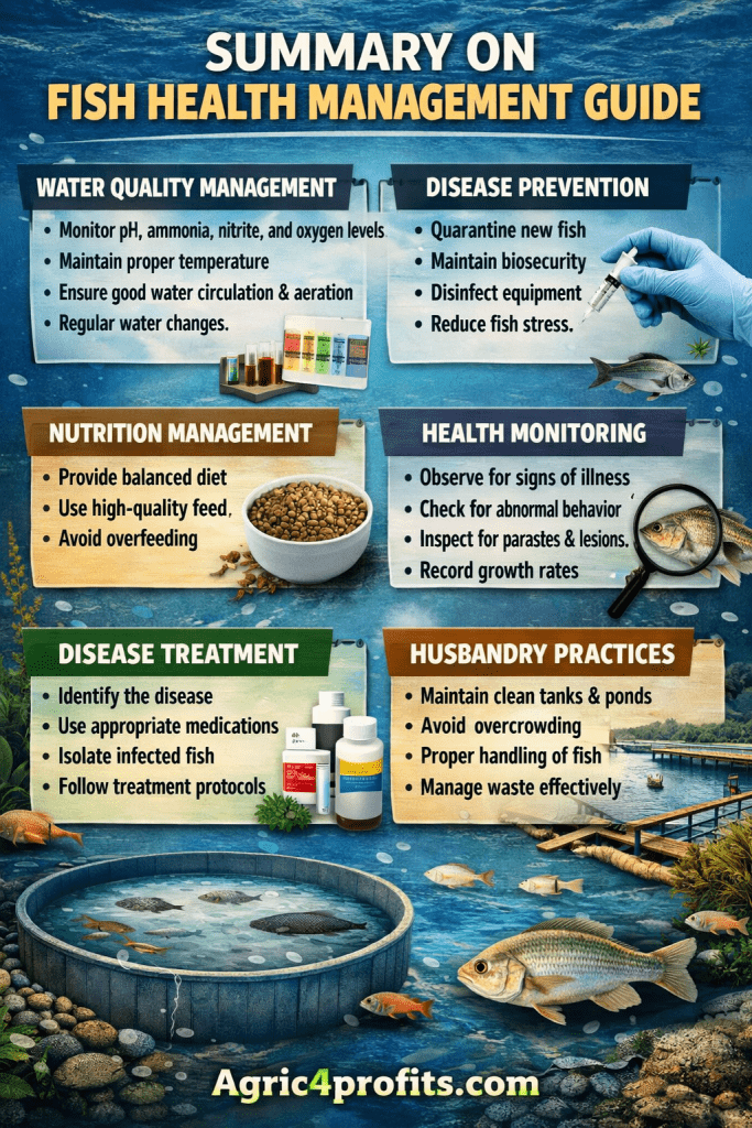 Fish Guidelines Fish Health management guide - Agric4Profits