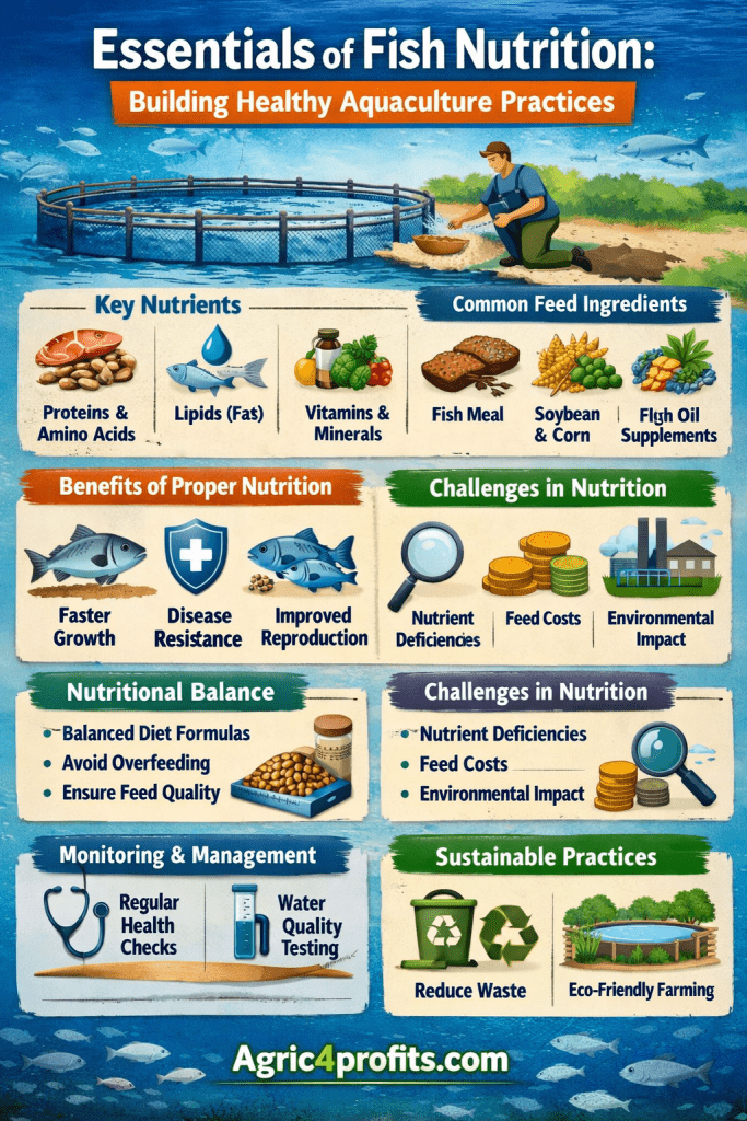 Essentials of Fish Nutrition: Building Healthy Aquaculture Practices