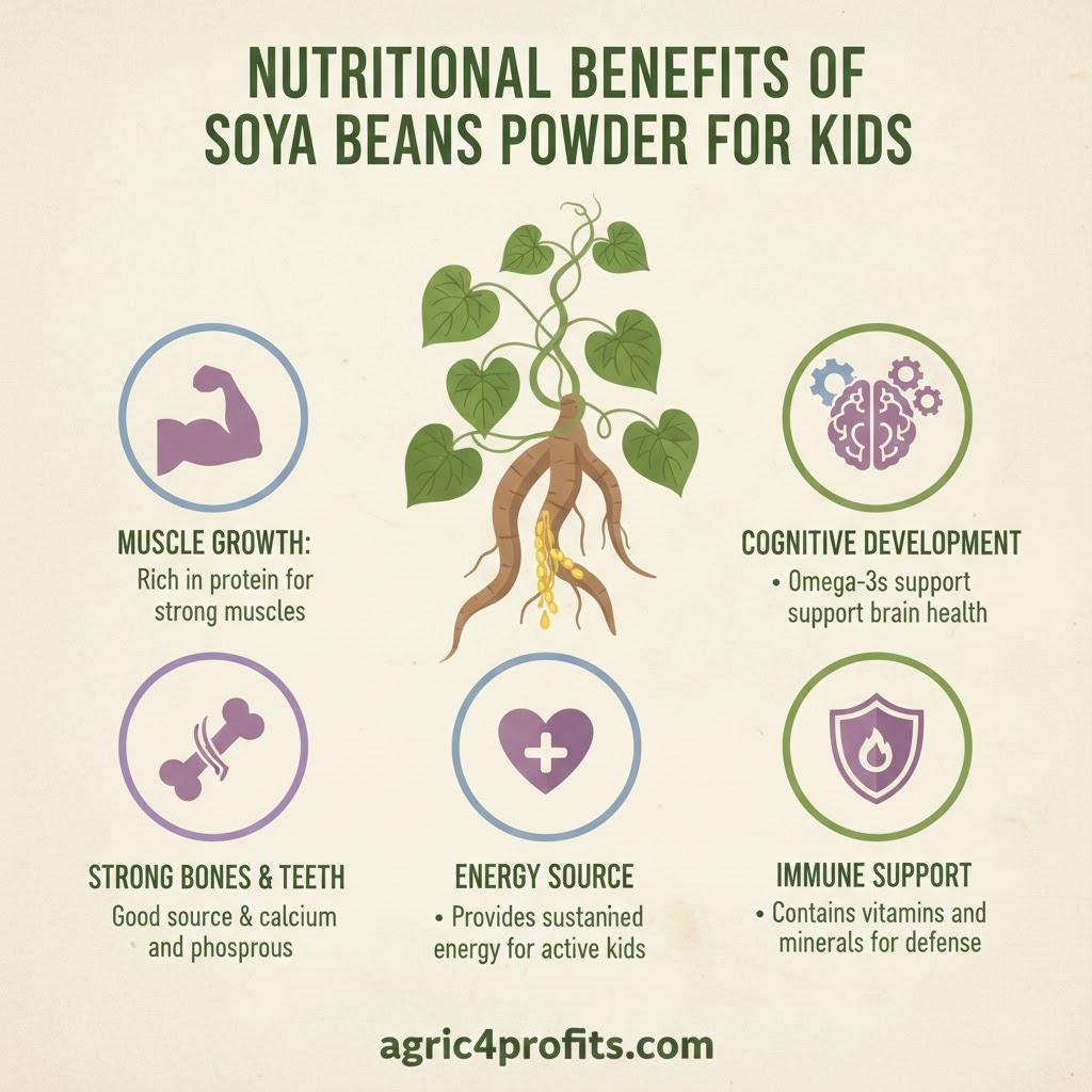 Nutritional Benefits Of Soya Beans Powder For Kids