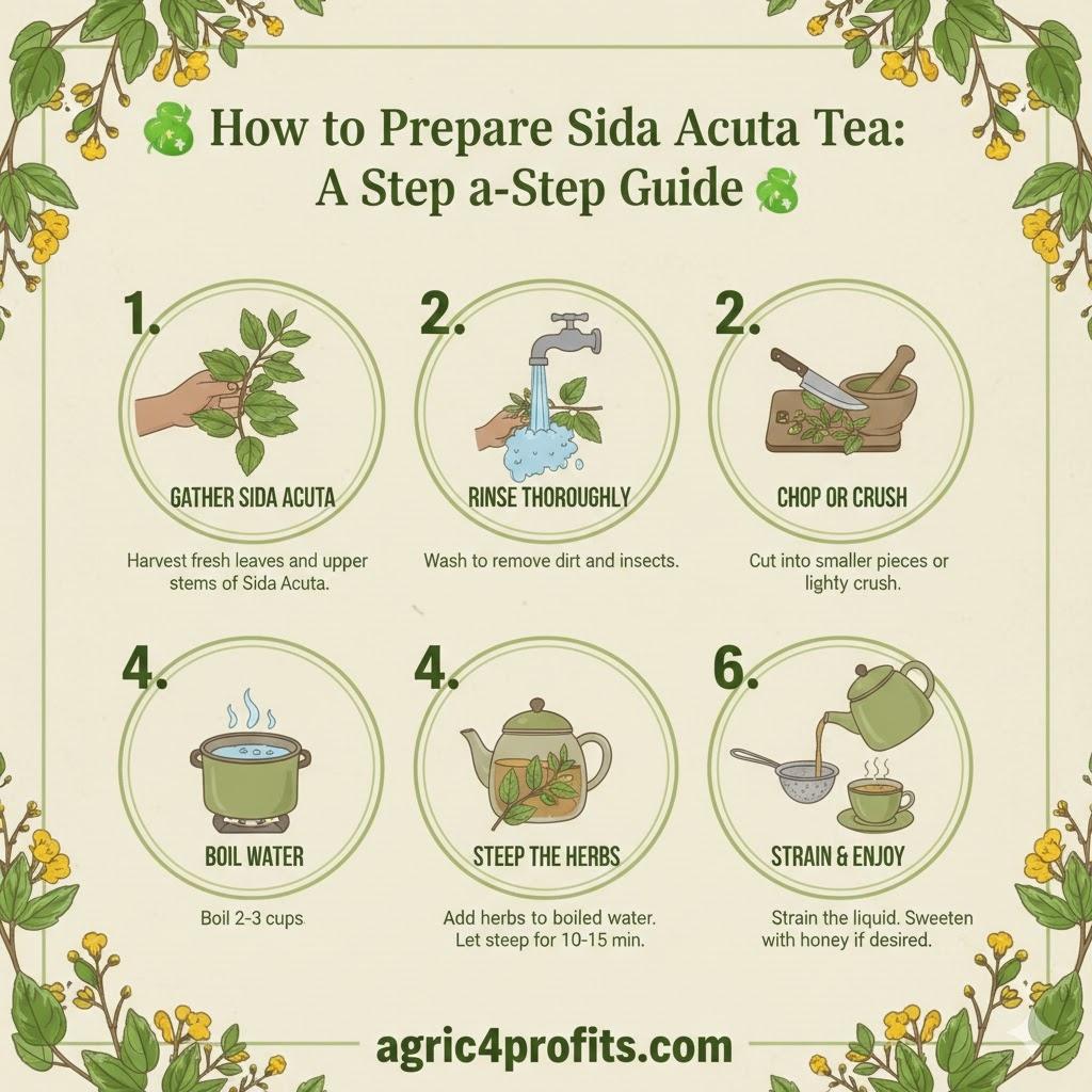 How to Prepare Sida Acuta Tea: A Step-by-Step Guide