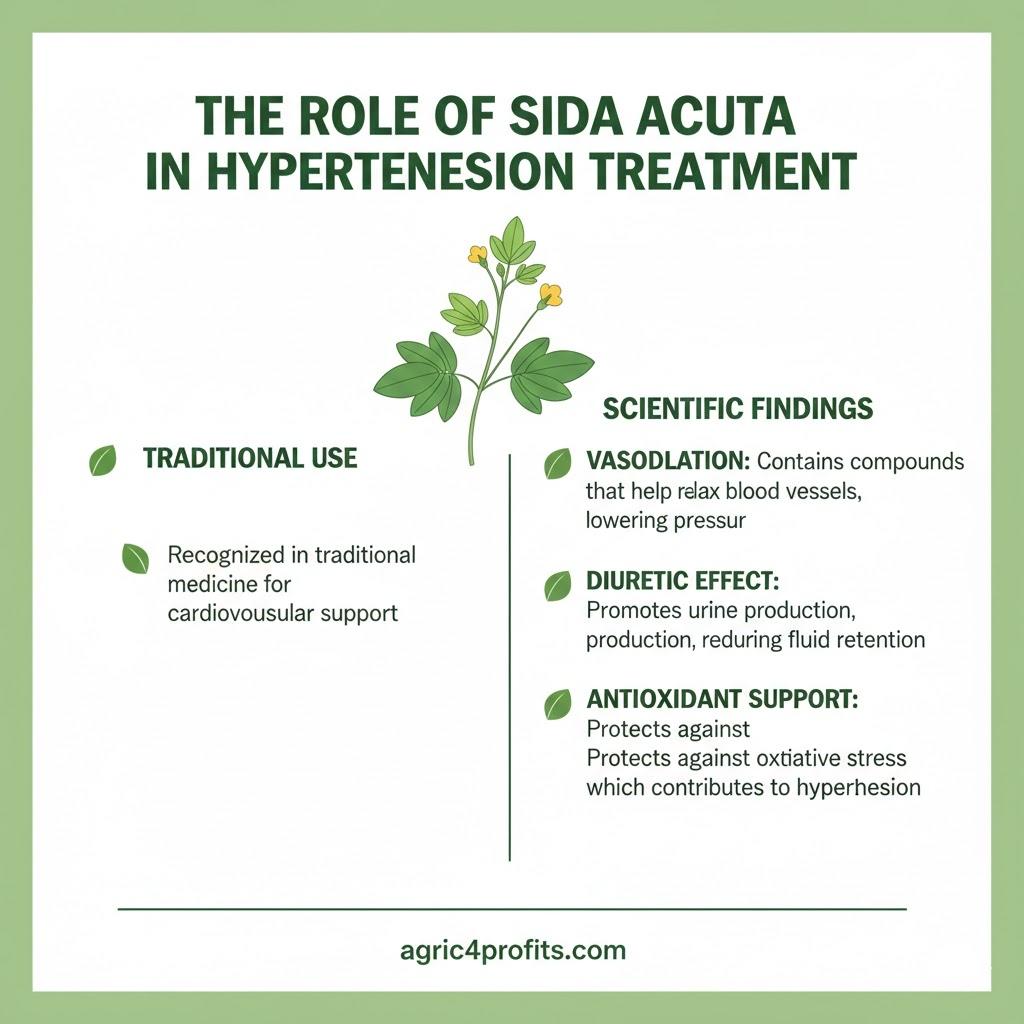 The Role Of Sida Acuta in Hypertension Treatment