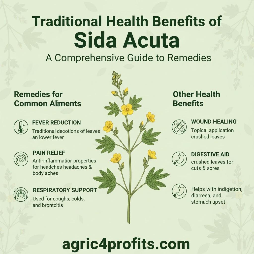 Traditional Health Benefits of Sida Acuta