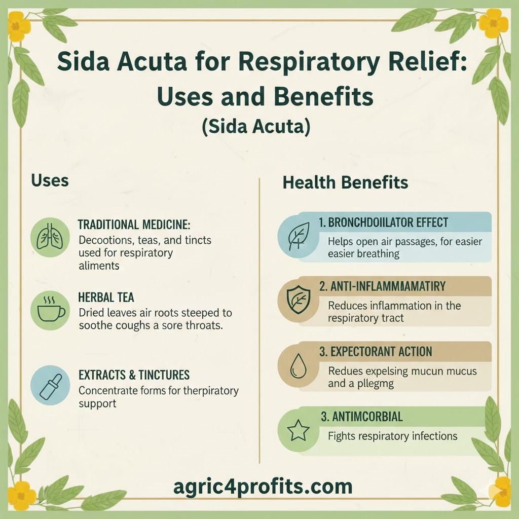 Sida Acuta for Respiratory Relief
