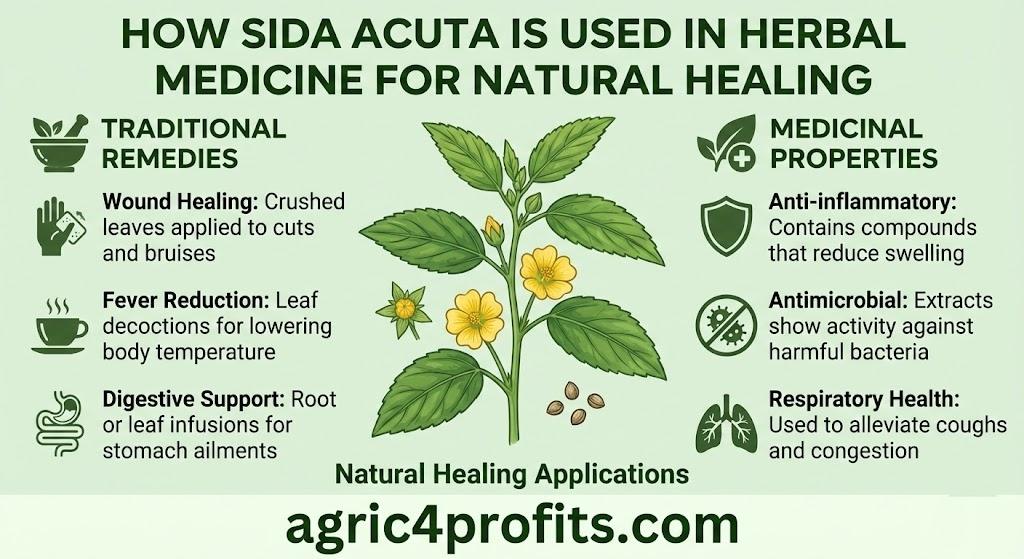 How Sida Acuta is Used in Herbal Medicine for Natural Healing