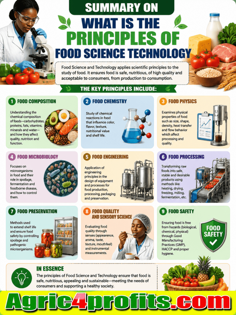 Qu'est-ce que les Principes de la Science de la Nourriture de la Technologie