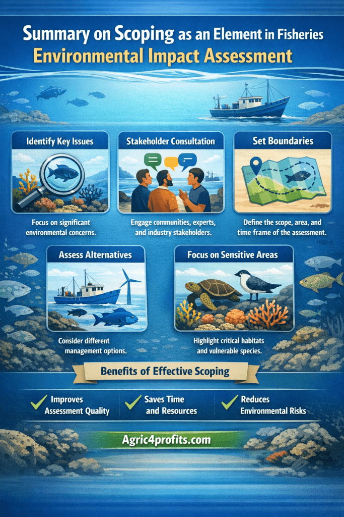 Scoping as an Element in Fisheries Environmental Impact Assessment ...