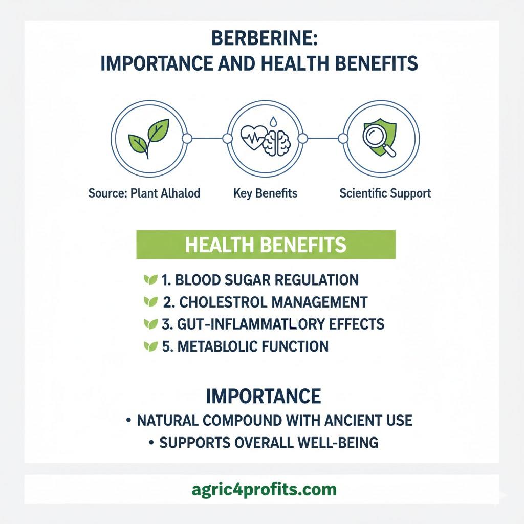 Berberine: Importance and Health Benefits
