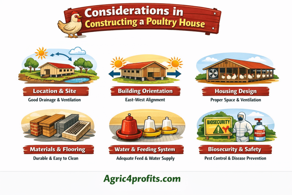 Considerations in Constructing a Poultry House