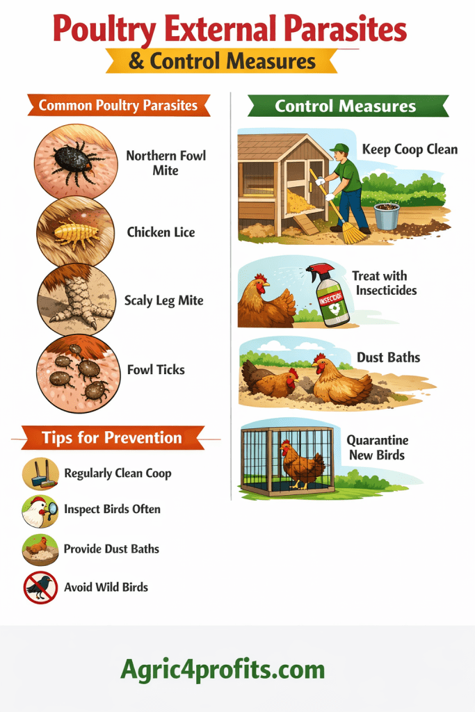 Poultry External Parasites and Control Measures