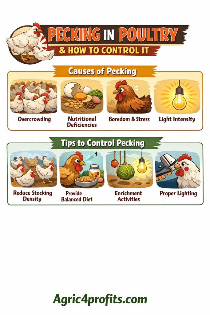 Pecking in Poultry and How to Control It